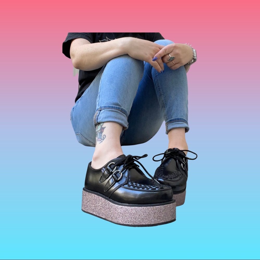 T.U.K. Glitter Wrapped CREEPERS